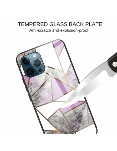 Cover iPhone 13 Pro Max Vetro Marmo | Melacompro