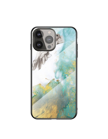 Cover iPhone 13 Pro Max Vetro Marmo | Melacompro