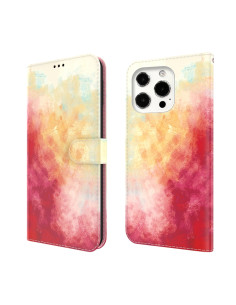 Cover iPhone 13 Pro Pelle Acquerello Ciliegia Spring cherry