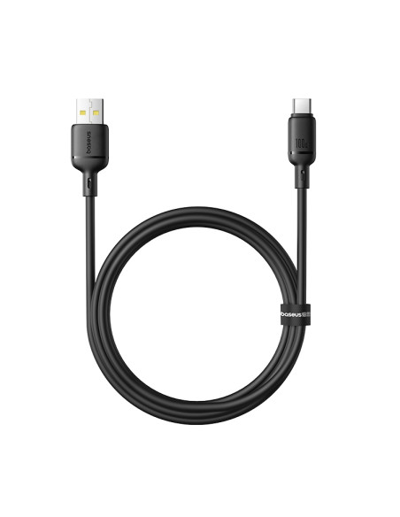 Cavo USB-C Baseus 100W 1m Silky Nero | Melacompro
