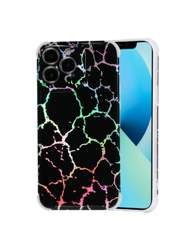 Cover iPhone 13 Pro Max Marmo Nero TPU | Melacompro