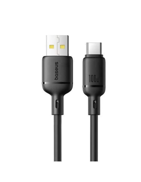 Cavo USB-C Baseus 100W 1m Silky Nero | Melacompro