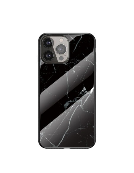 Cover iPhone 13 Pro Max Marmo Nero TPU | Melacompro