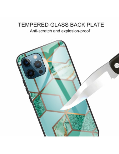 Cover iPhone 13 Pro Max Glass Verde | Melacompro