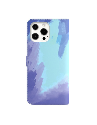 Cover iPhone 13 Pro Pelle Acquerello | Melacompro