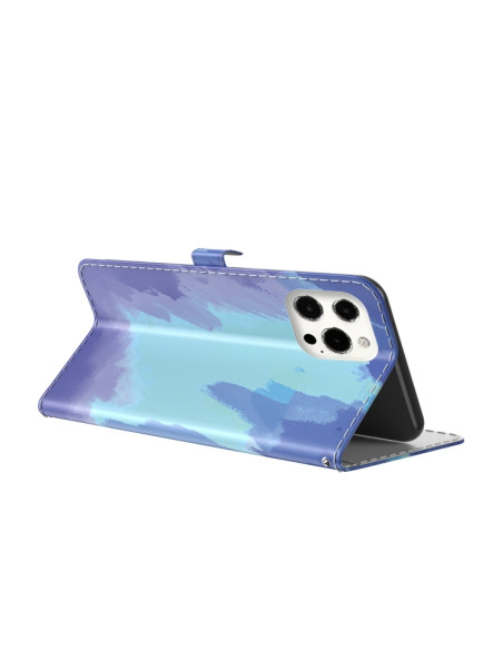 Cover iPhone 13 Pro Pelle Acquerello | Melacompro