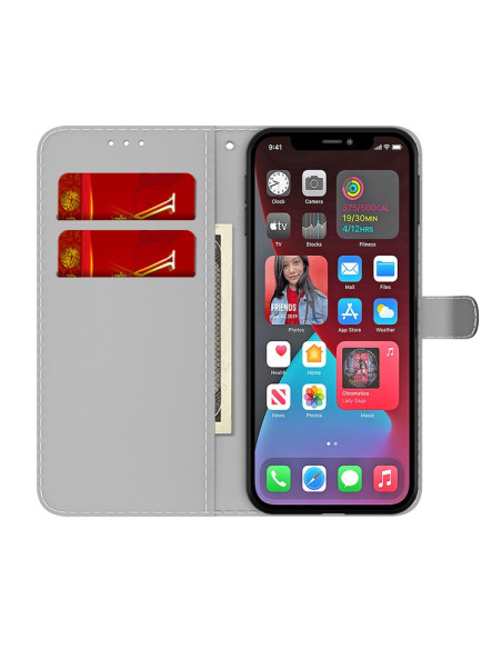 Cover iPhone 13 Pro Pelle Acquerello | Melacompro