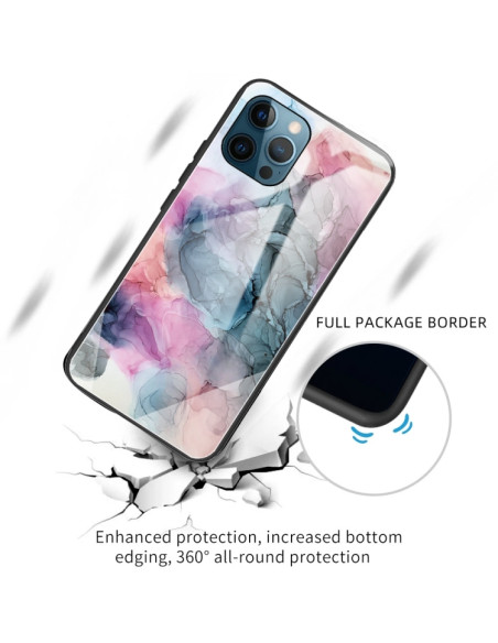 Cover iPhone 13 Pro Max Glass Marmo | Melacompro