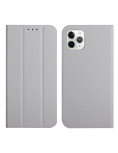 Cover iPhone 13 Pro PU Leather Flip Multicolore Grigio