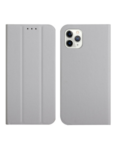 Cover iPhone 13 Pro PU Leather Flip Grigio | Melacompro
