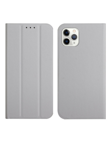 Cover iPhone 13 Pro PU Leather Flip Grigio | Melacompro