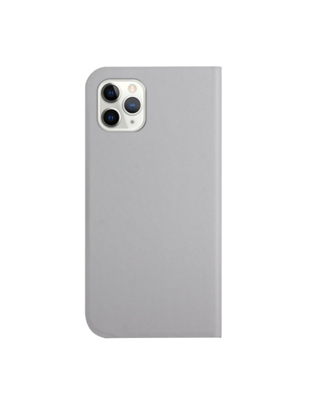 Cover iPhone 13 Pro PU Leather Flip Grigio | Melacompro