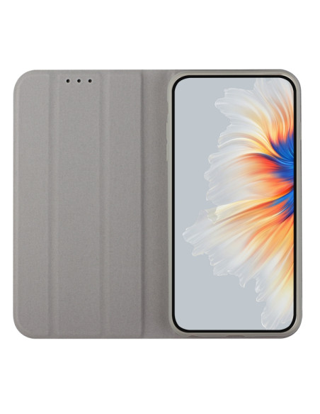 Cover iPhone 13 Pro PU Leather Flip Grigio | Melacompro