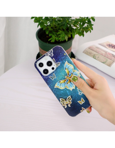Cover iPhone 13 Pro TPU Farfalle | Melacompro