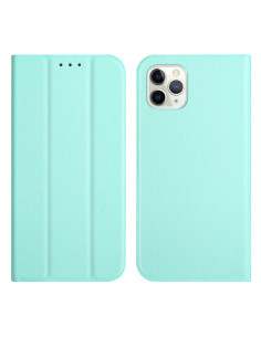 Cover iPhone 13 Pro PU Leather Flip Multicolore Menta Verde