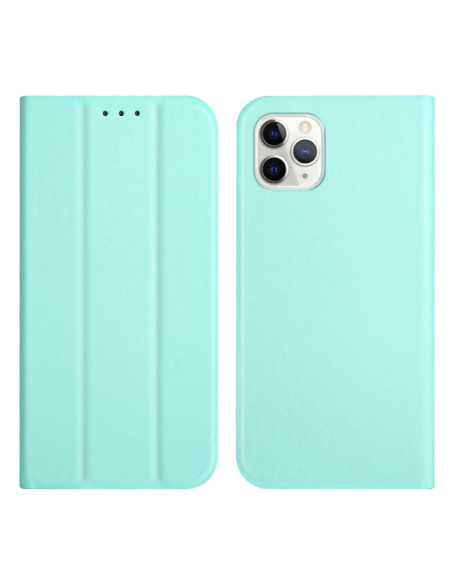 Cover iPhone 13 Pro PU Leather Flip Menta Verde | Melacompro