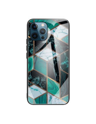 Cover iPhone 13 Pro Glass Marmo Verde | Melacompro