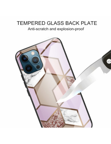 Cover iPhone 13 Pro Vetro Marmo | Melacompro