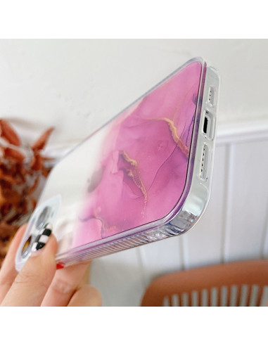 Cover iPhone 13 Pro TPU Antiurto Glitter Rosa | Melacompro
