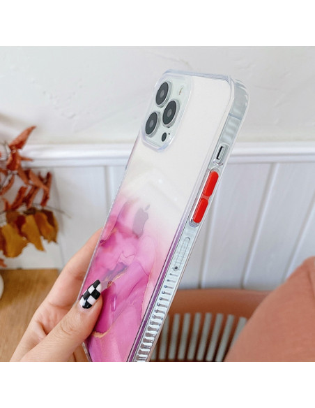 Cover iPhone 13 Pro TPU Antiurto Glitter Light Blu | Melacompro