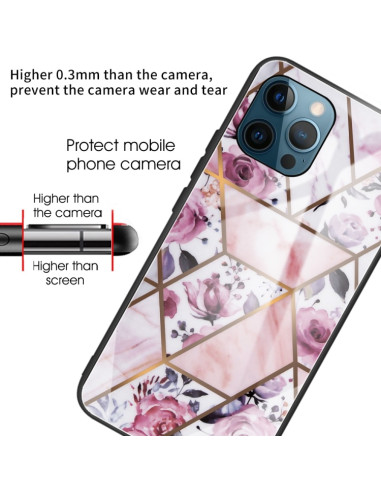 Cover iPhone 13 Pro Glass Marmo | Melacompro