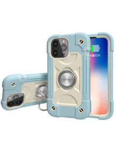 Cover iPhone 13 Pro Silicone + PC Antiurto Avocado Ice Blu