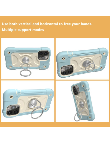 Cover iPhone 13 Pro Silicone Antiurto Ice Blu | Melacompro