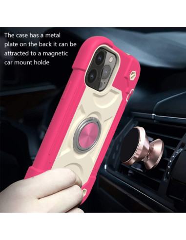 Cover iPhone 13 Pro Silicone Antiurto Rose Rosso | Melacompro