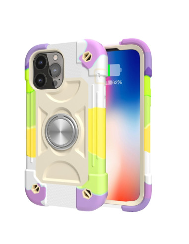 Cover iPhone 13 Pro Silicone Antiurto Colorful beige | Melacompro