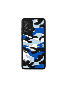 Cover Galaxy A52 Silicone Mimetico Nuvole Blu