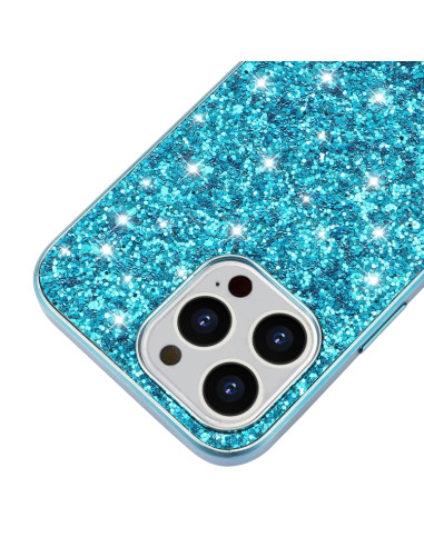 Cover iPhone 13 Pro TPU Antiurto Glitter Nero | Melacompro