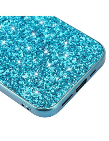Cover iPhone 13 Pro TPU Antiurto Glitter Nero | Melacompro
