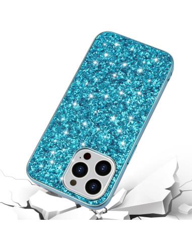 Cover iPhone 13 Pro TPU Antiurto Glitter Rosso | Melacompro