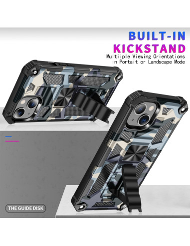 Cover iPhone 13 Pro TPU Antiurto Glitter Blu Navy Blu | Melacompro