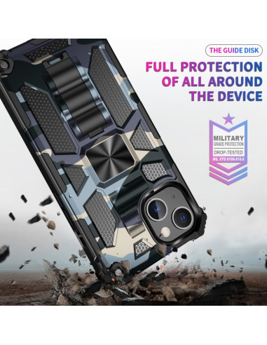 Cover iPhone 13 Pro TPU Antiurto Glitter Blu Navy Blu | Melacompro