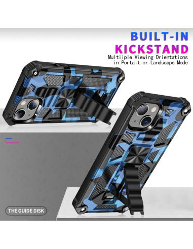 Cover iPhone 13 Pro TPU Antiurto Glitter Blu | Melacompro