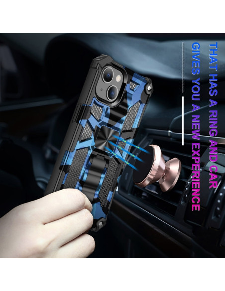 Cover iPhone 13 Pro TPU Antiurto Glitter Blu | Melacompro