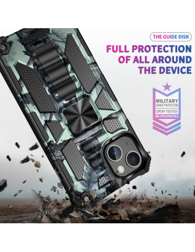 Cover iPhone 13 Pro TPU Antiurto Glitter Light Verde | Melacompro