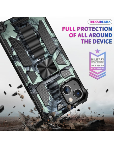 Cover iPhone 13 Pro TPU Antiurto Glitter Light Verde | Melacompro