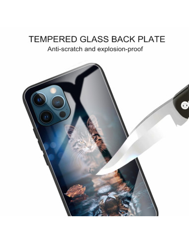 Cover iPhone 13 Pro Vetro Temperato Gattino | Melacompro