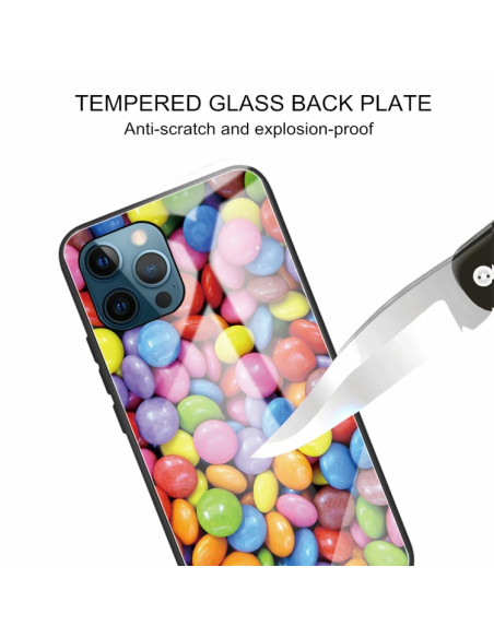 Cover iPhone 13 Pro Vetro Temperato Candy colors | Melacompro