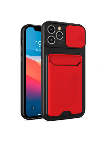 Cover iPhone 13 Pro TPU Antiurto Glitter Rosso | Melacompro