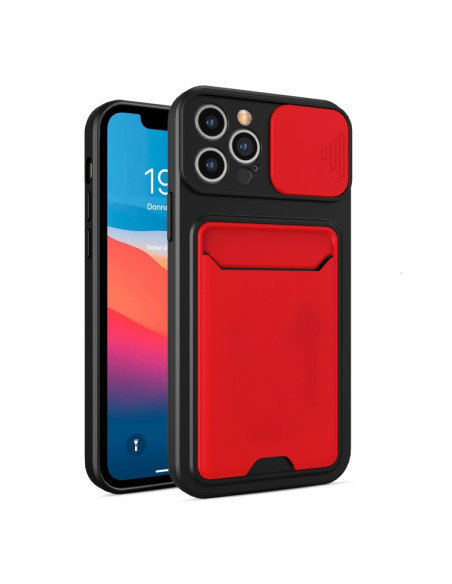 Cover iPhone 13 Pro TPU Antiurto Glitter Rosso | Melacompro