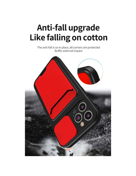 Cover iPhone 13 Pro TPU Antiurto Glitter Rosso | Melacompro