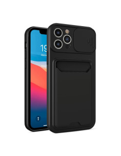 Cover iPhone 13 Pro TPU Antiurto Glitterato Oro Rosa Nero