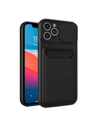 Cover iPhone 13 Pro TPU Antiurto Glitter Nero | Melacompro