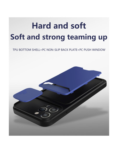 Cover iPhone 13 Pro TPU Antiurto Glitter Nero | Melacompro