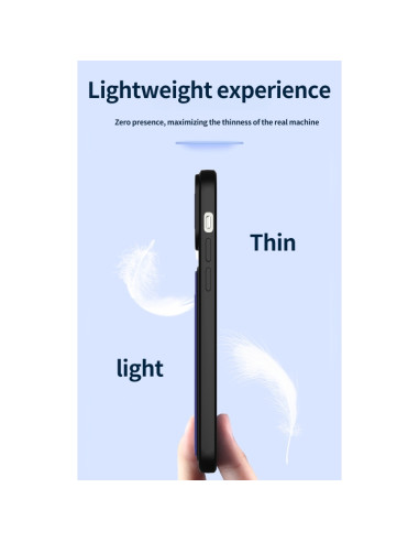 Cover iPhone 13 Pro TPU Antiurto Glitter Lavanda Grigio | Melacompro