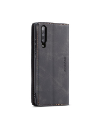 Cover Galaxy A70 Pelle Portafoglio Nero | Melacompro