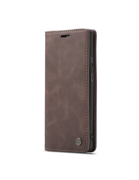 Cover OnePlus 7 Pro Pelle Flip Portafoglio Coffee | Melacompro